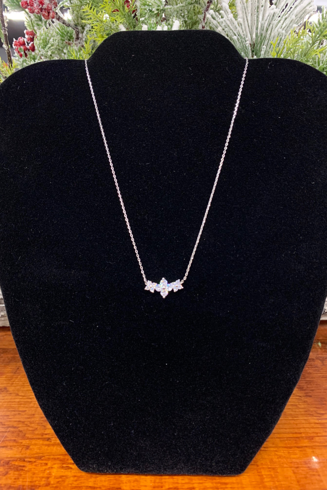 Dazzling Cluster Necklace