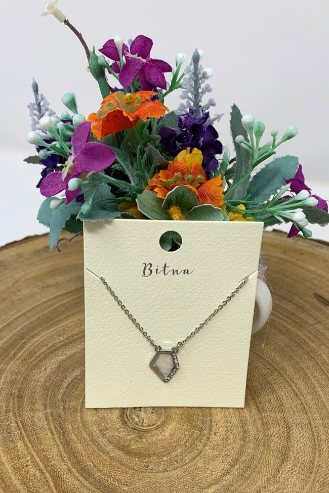Geometric Necklace - Silver