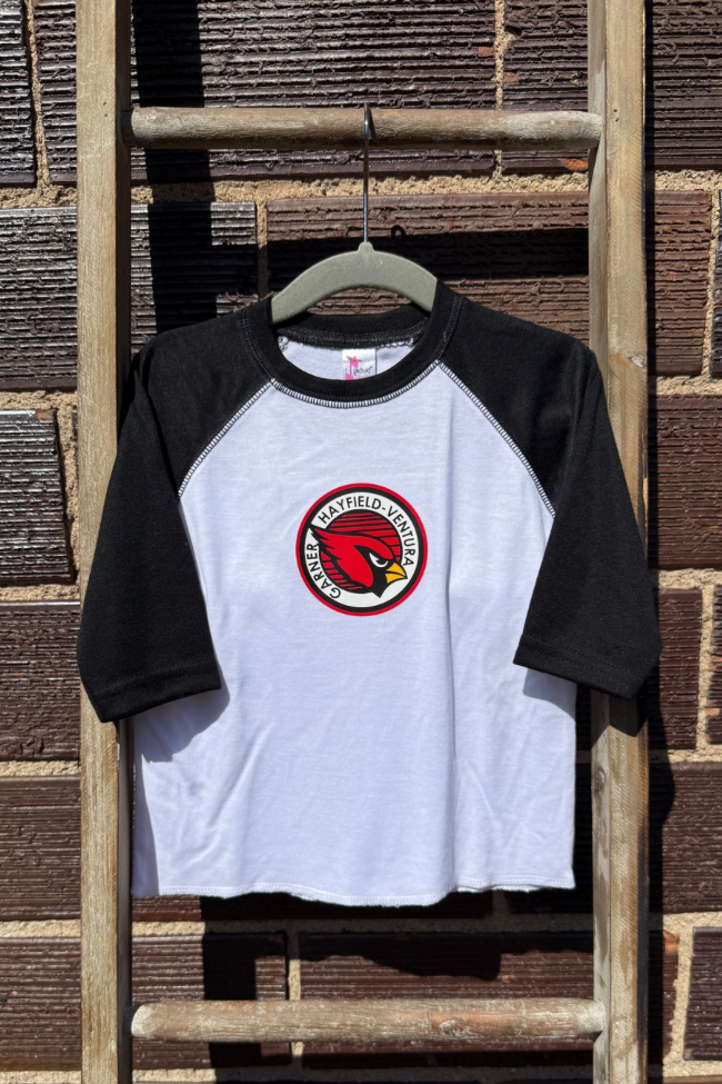 Mini Cardinals Raglan Tees