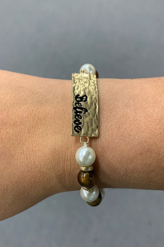 Believe Stretch Bracelet