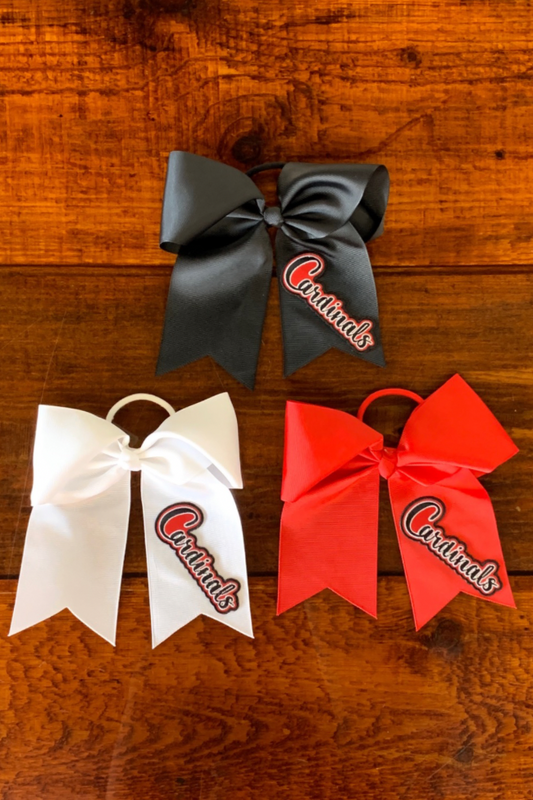 Cardinals Hair Bow