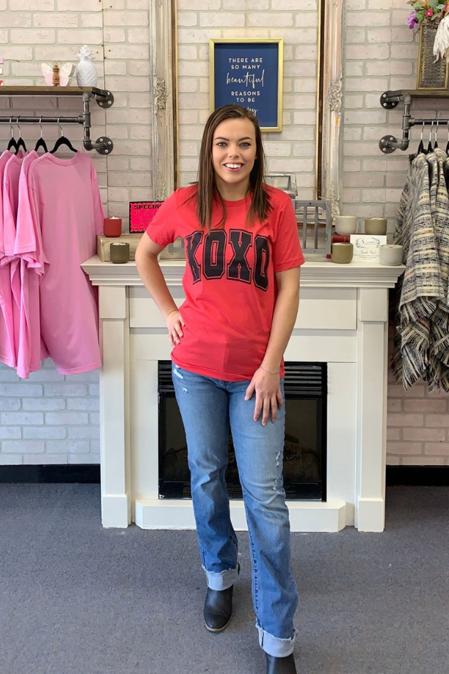 Xoxo Red Graphic Tee