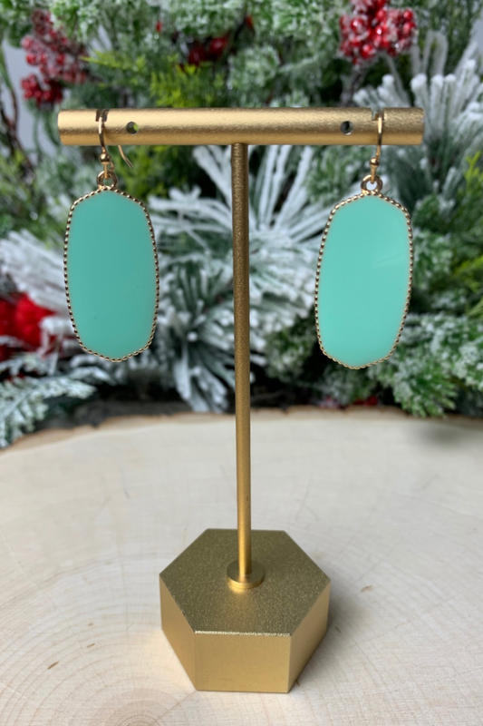 Seafoam Onyx Earrings