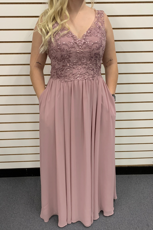 Azazie Mauve Dress