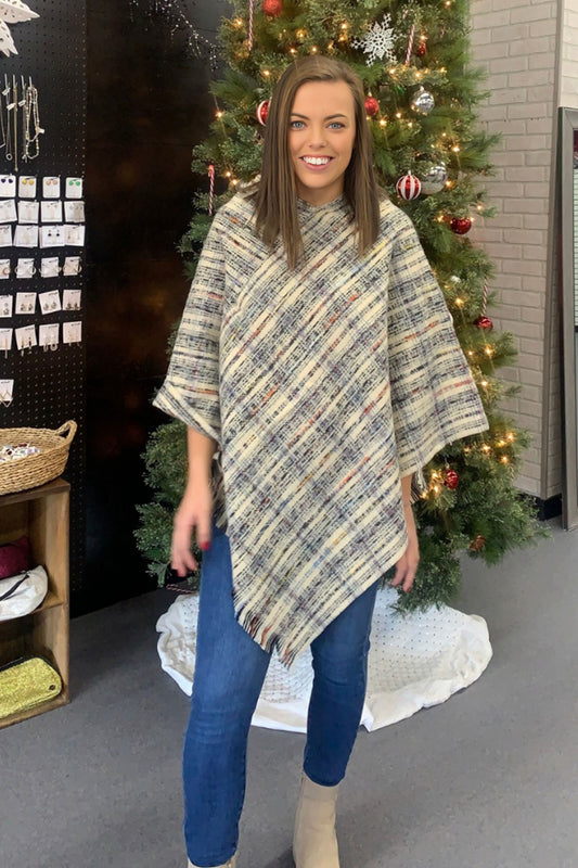 Cozy Textured Poncho