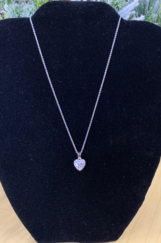 Crystal Heart Necklace