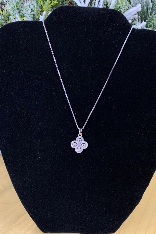 Clover Crystal Pendant