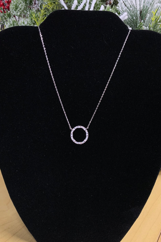 Sparkle Circle Necklace