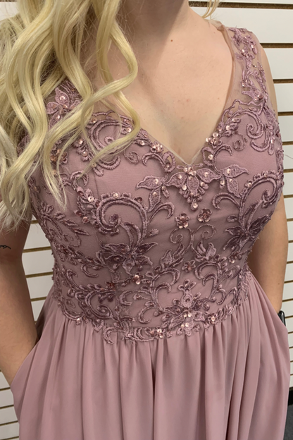 Azazie Mauve Dress