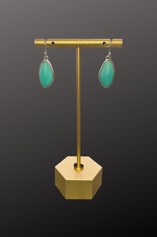 Sea Glass Drop Earrings