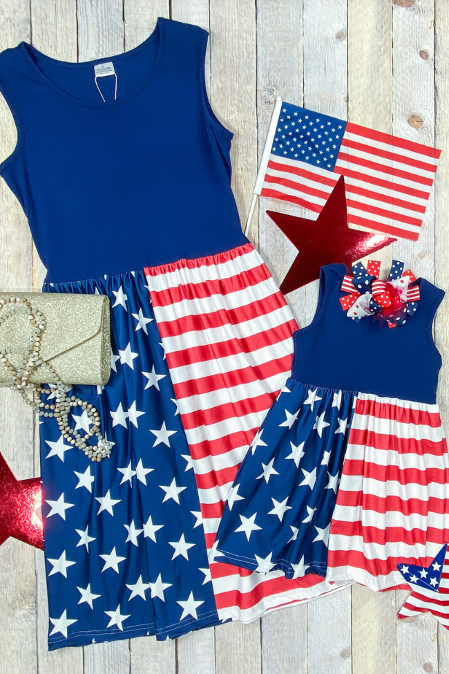 Stars and Stripes Dress - Mommy and Me