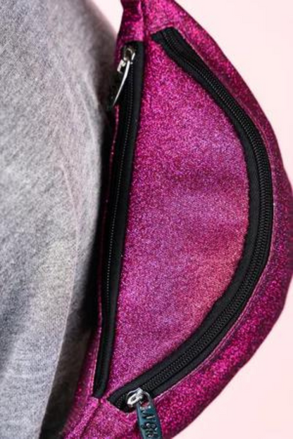 Hot Pink Glitter Fanny Pack