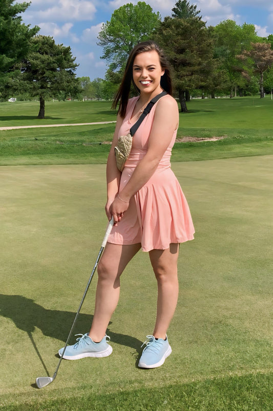 The Serena Golf Dress - Pink