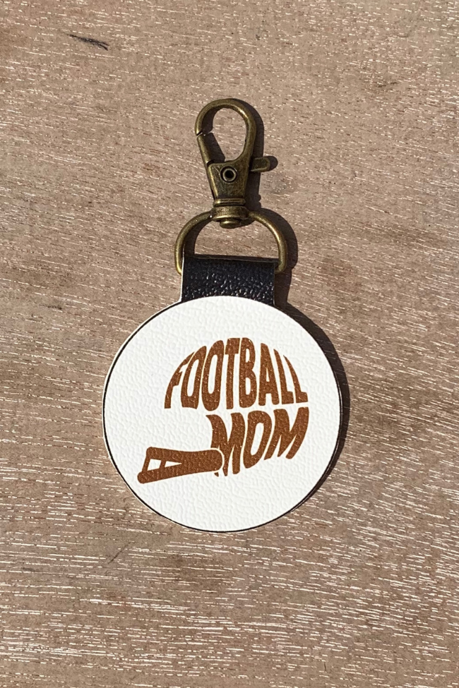 Football Mom Keychain