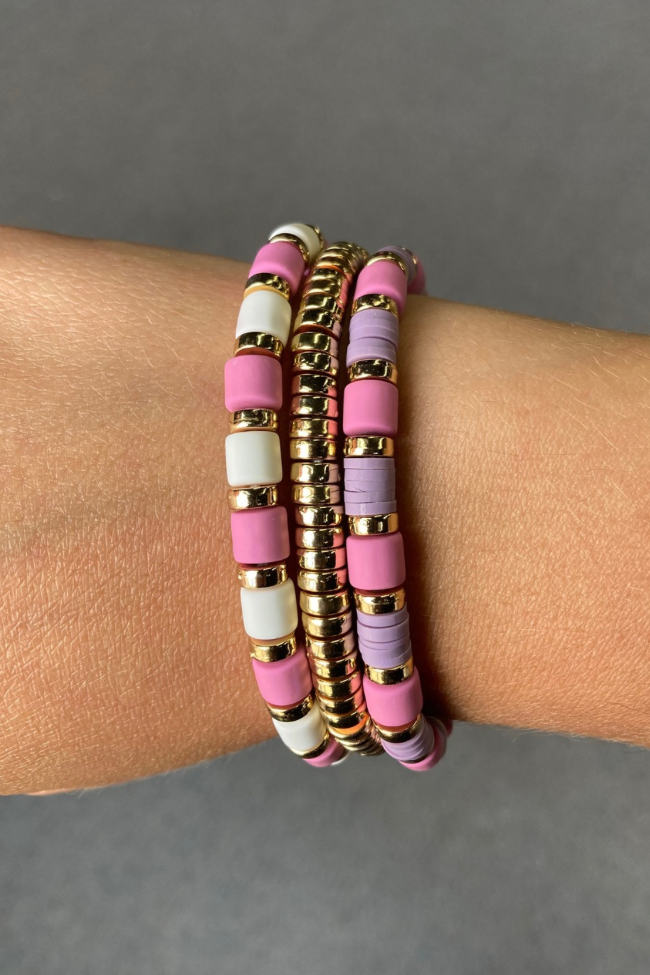 Bracelet Set - Pink