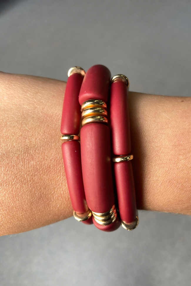 Scarlet Elegance Bracelet