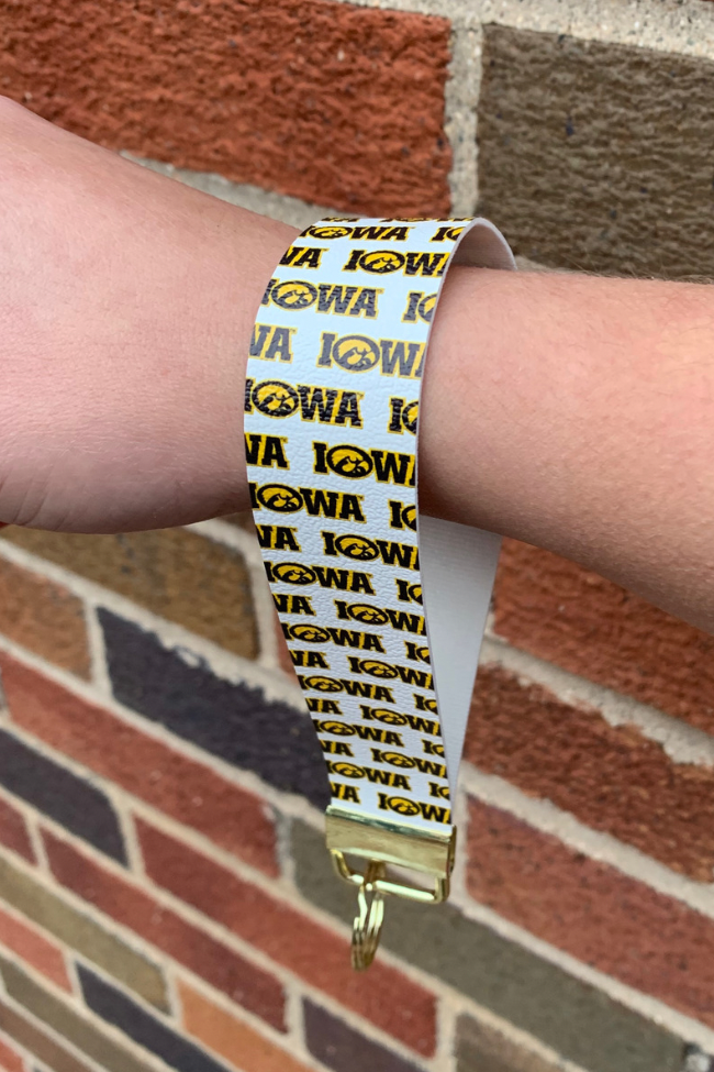 Iowa Wristlet Keychain