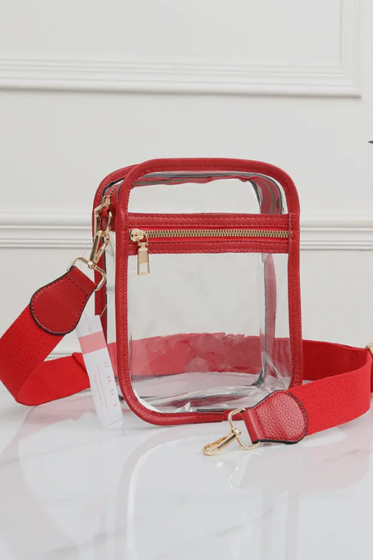 Mini Red Stadium Crossbody Bag