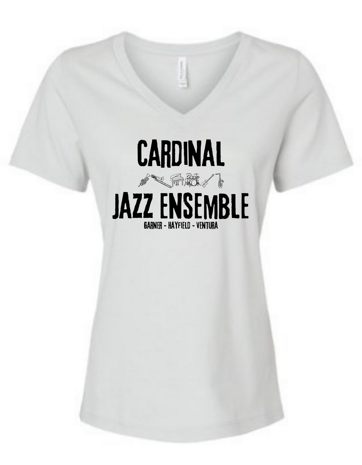 GHV State Jazz Ensemble Ladies V-Neck Tee