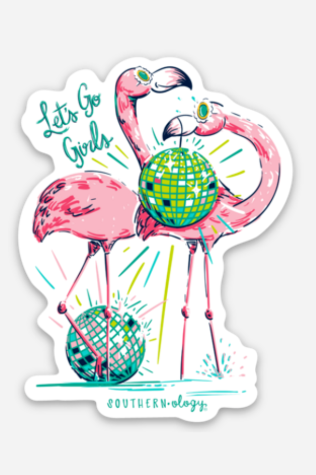 Let's Go Girls Sticker