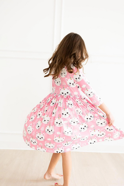 Unicorn Kitties Twirl Dress