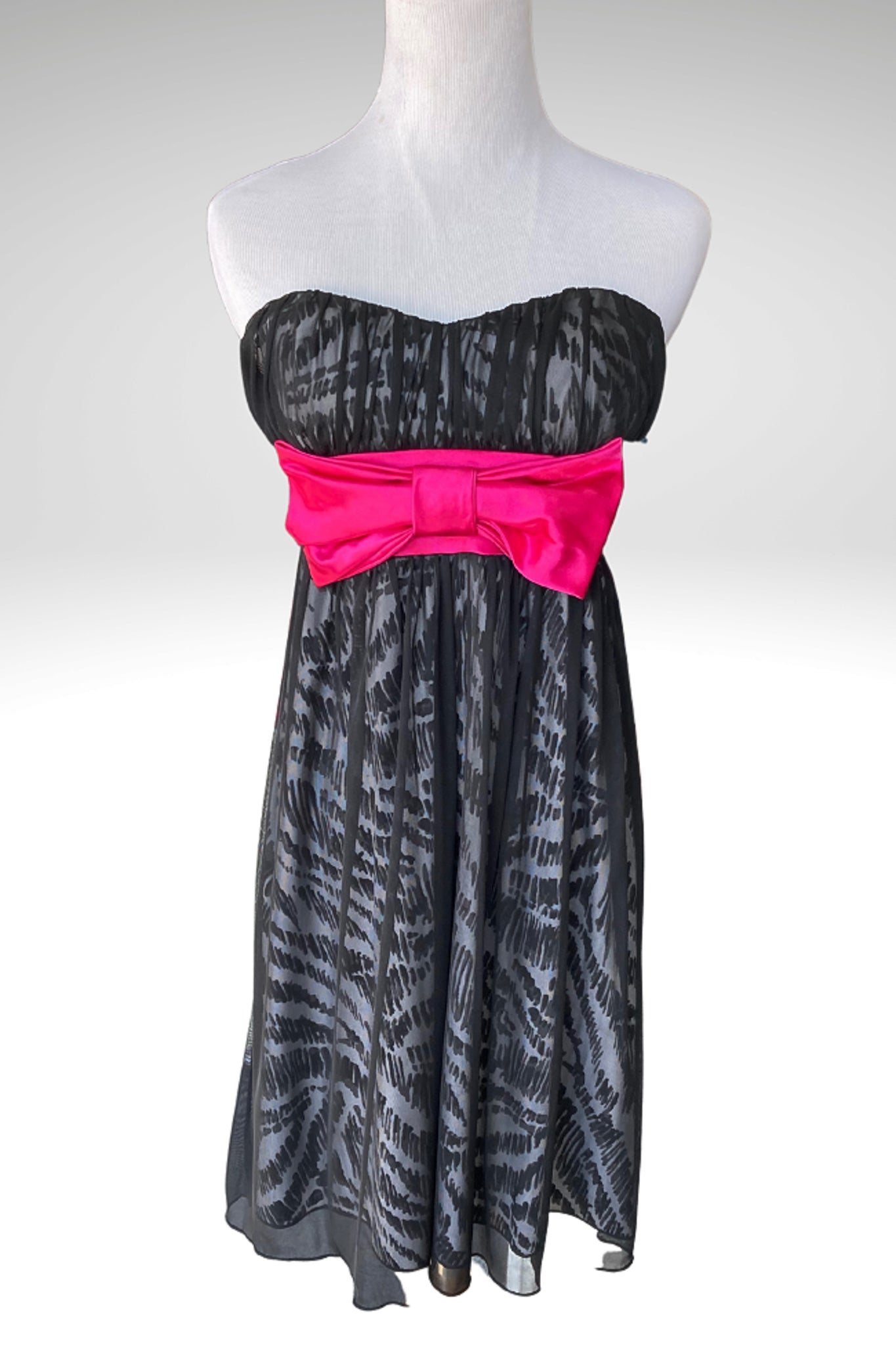 Teeze Me Pink and Black Short Dress