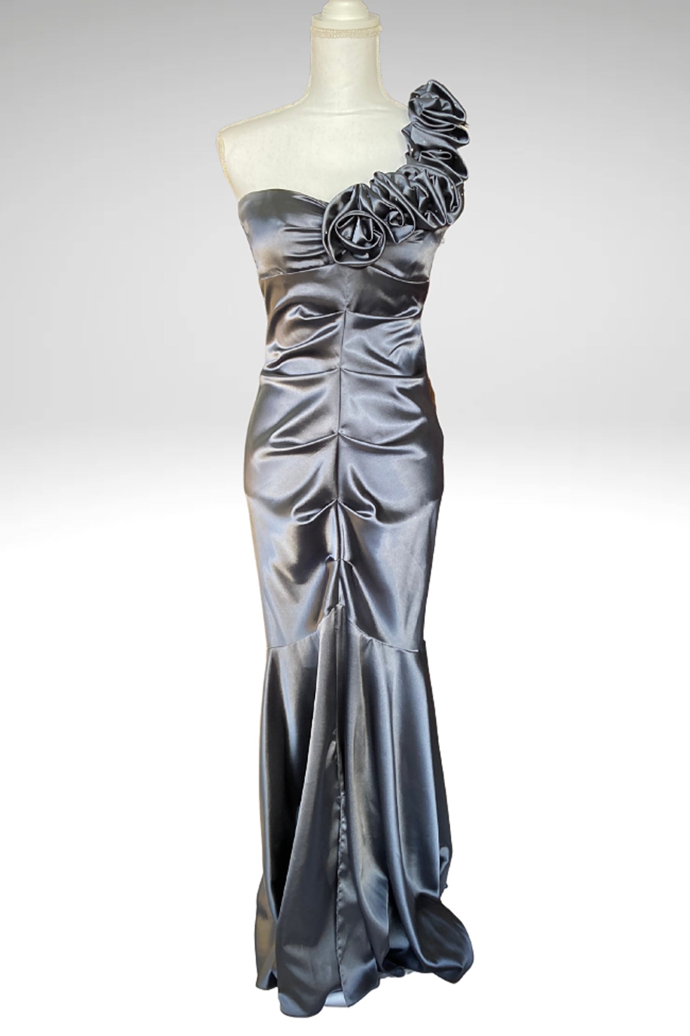 Blondie Grey Prom Dress