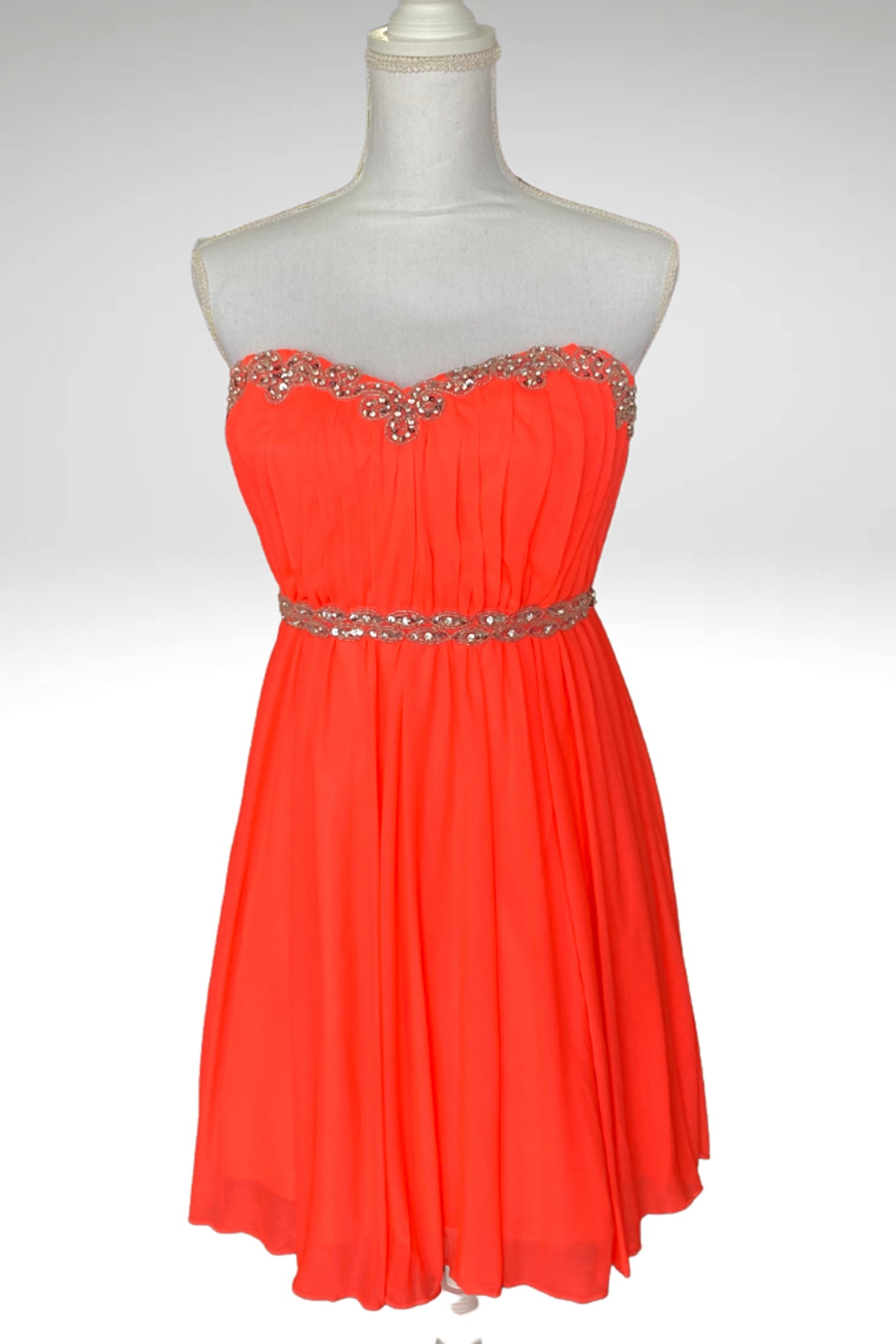 My Michelle Orange Dress