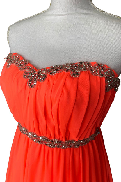 My Michelle Orange Dress