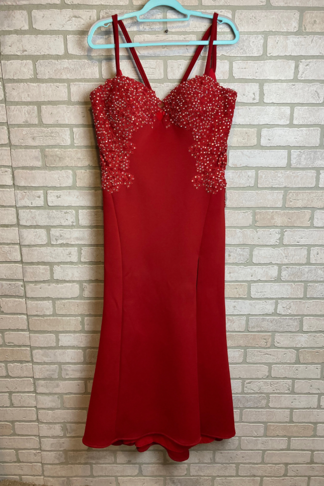 Faviana Red Dress - Size 16