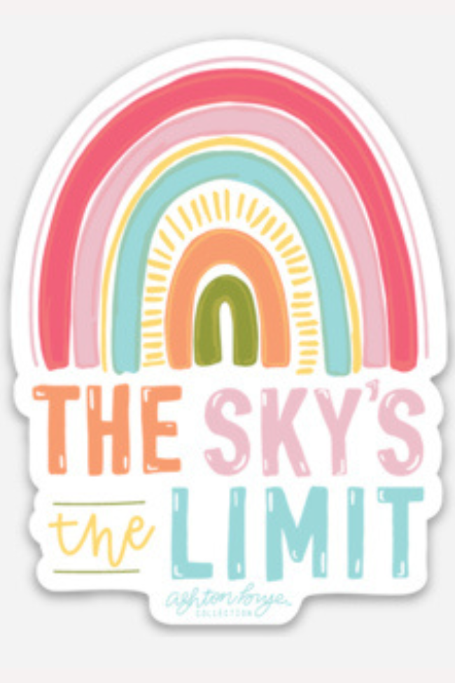 The Sky's The Limit Sticker