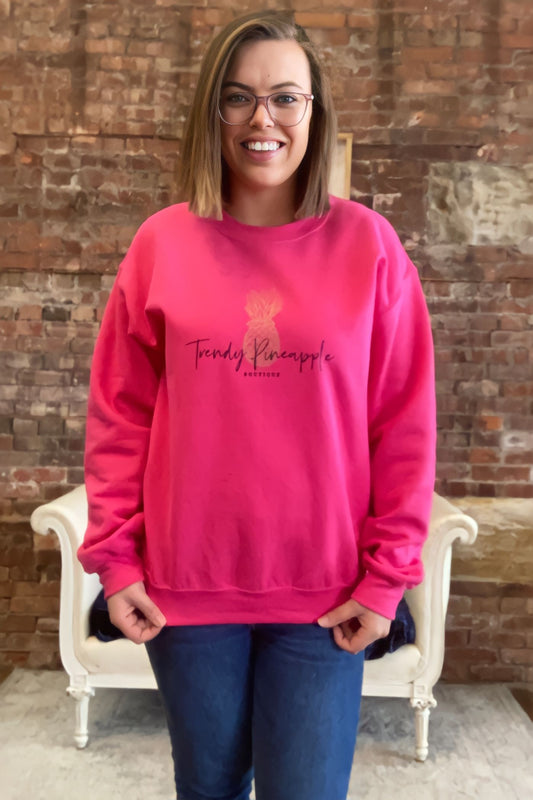 Trendy Pineapple Boutique Sweatshirt